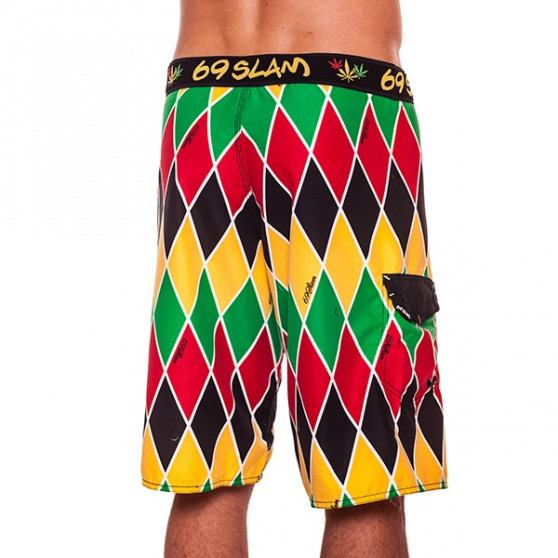 Vyriški maudymosi kostiumėliai 69SLAM Long Boardshort Harlequin