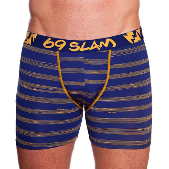 Vyriški boksininkų šortai 69SLAM fit stripes navy