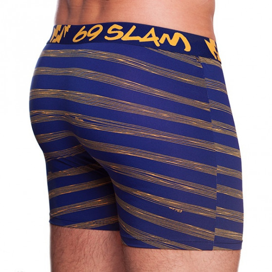 Vyriški boksininkų šortai 69SLAM fit stripes navy