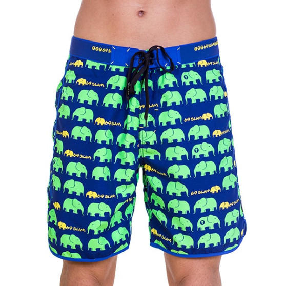 Vyriški maudymosi kostiumėliai 69SLAM Short Boardshort Medium Elephant Green