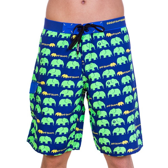 Vyriški maudymosi kostiumėliai 69SLAM Long Boardshort Elephant Green