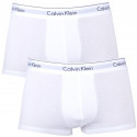 2PACK Vyriški boksininko šortai Calvin Klein balti (NB1086A-100)