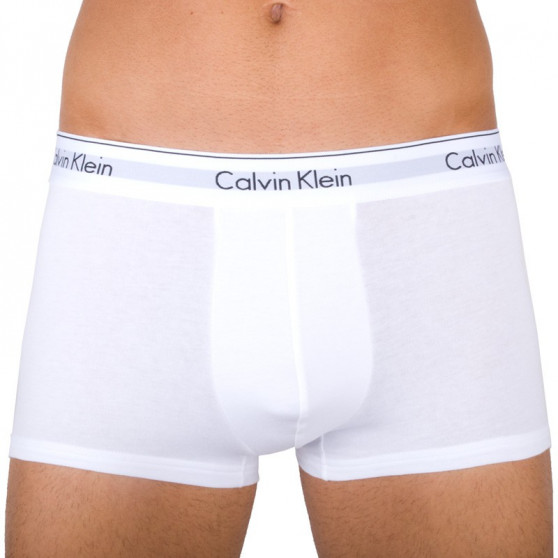 2PACK Vyriški boksininko šortai Calvin Klein balti (NB1086A-100)