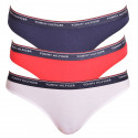 3PACK Moteriški stringai Tommy Hilfiger multicolour (UW0UW00048 012)