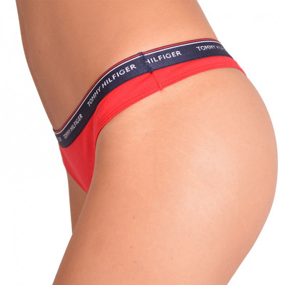 3PACK Moteriški stringai Tommy Hilfiger multicolour (UW0UW00048 012)