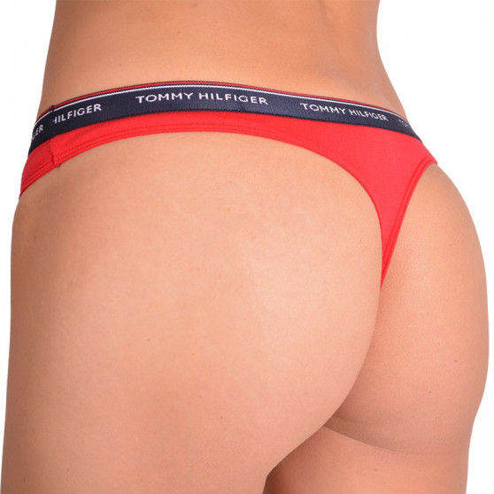 3PACK Moteriški stringai Tommy Hilfiger multicolour (UW0UW00048 012)