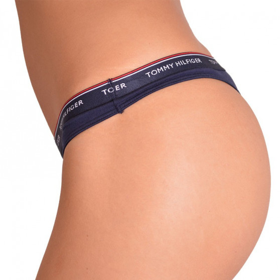 3PACK Moteriški stringai Tommy Hilfiger multicolour (UW0UW00048 012)