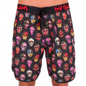 Vyriški maudymosi kostiumėliai 69SLAM Short Boardshort Medium hibiscus skull black