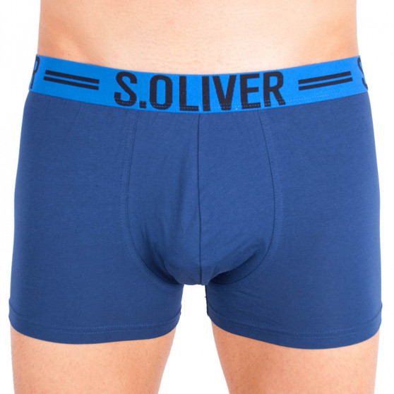 3PACK vyriški boksininkų šortai S.Oliver blue (26.899.97.4229.12C1)