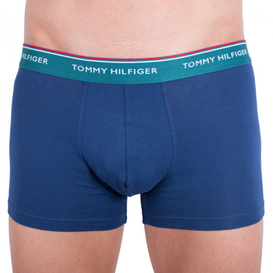 3PACK Vyriški boksininko šortai Tommy Hilfiger tamsiai mėlyni (1U87903842 358)