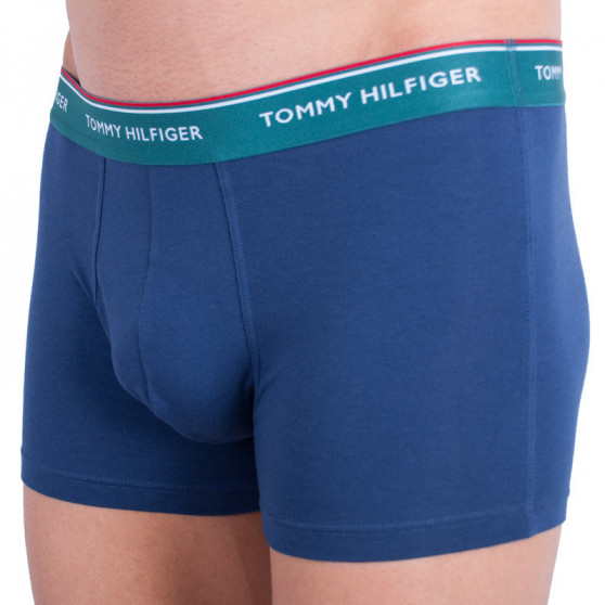 3PACK Vyriški boksininko šortai Tommy Hilfiger tamsiai mėlyni (1U87903842 358)