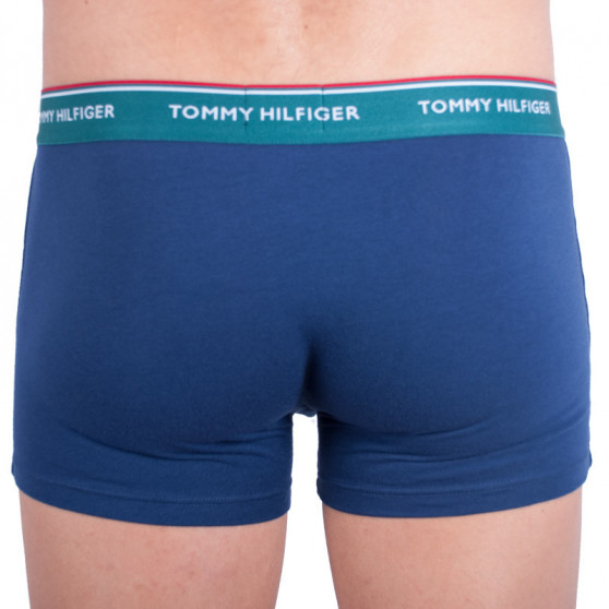 3PACK Vyriški boksininko šortai Tommy Hilfiger tamsiai mėlyni (1U87903842 358)