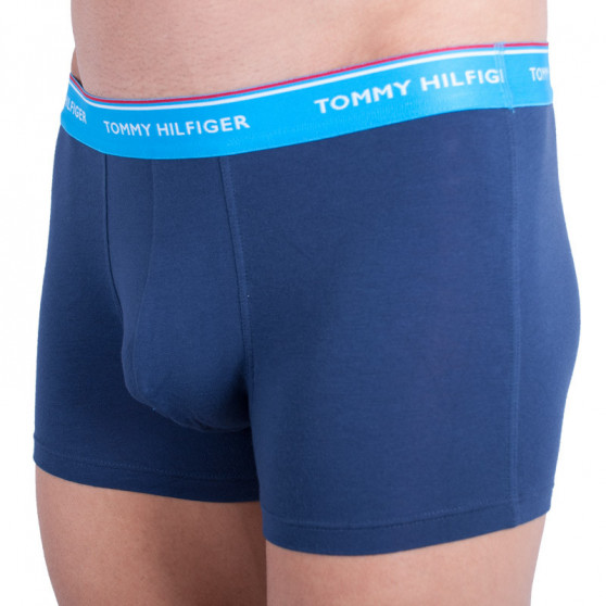 3PACK Vyriški boksininko šortai Tommy Hilfiger tamsiai mėlyni (1U87903842 358)