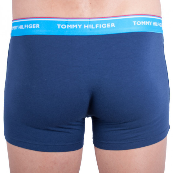 3PACK Vyriški boksininko šortai Tommy Hilfiger tamsiai mėlyni (1U87903842 358)