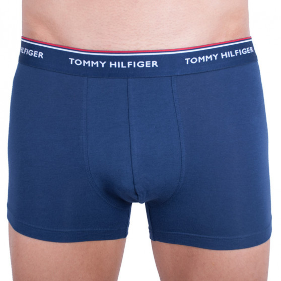 3PACK Vyriški boksininko šortai Tommy Hilfiger tamsiai mėlyni (1U87903842 358)