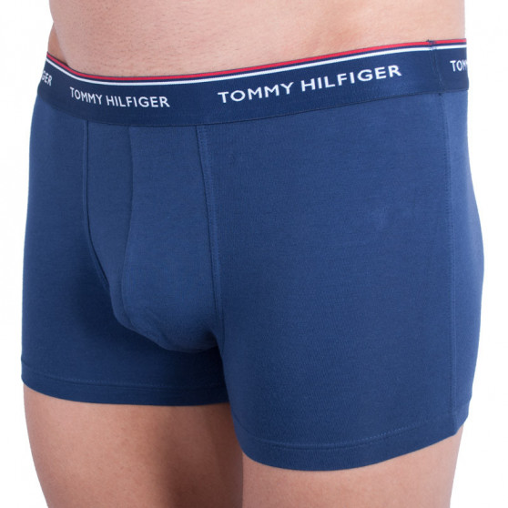 3PACK Vyriški boksininko šortai Tommy Hilfiger tamsiai mėlyni (1U87903842 358)