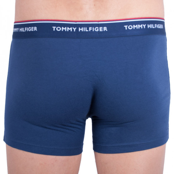 3PACK Vyriški boksininko šortai Tommy Hilfiger tamsiai mėlyni (1U87903842 358)