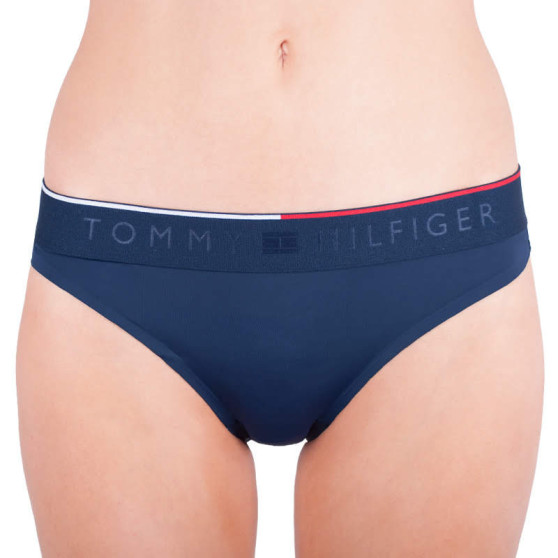 Moteriškos kelnaitės Tommy Hilfiger tamsiai mėlynos (UW0UW00711 416)