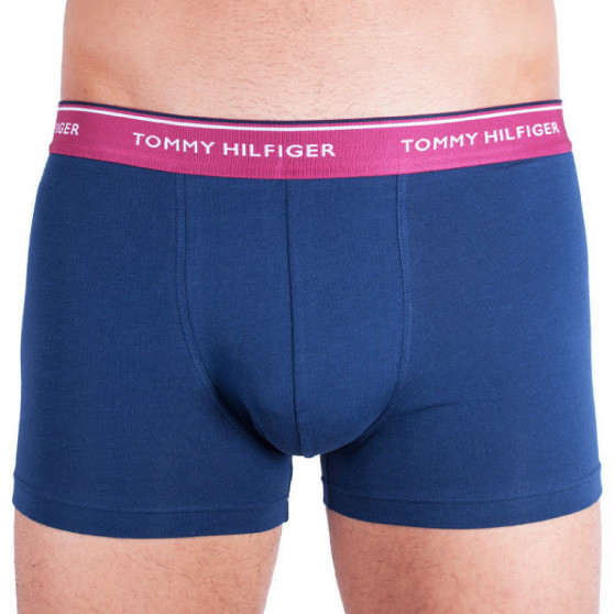 3PACK Vyriški boksininko šortai Tommy Hilfiger tamsiai mėlyni (1U87903842 638)