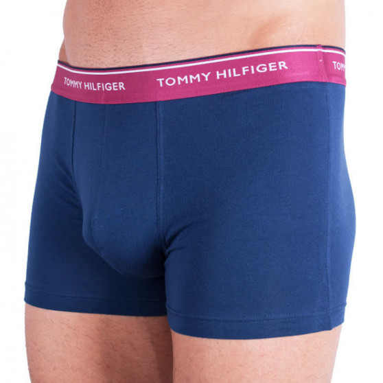 3PACK Vyriški boksininko šortai Tommy Hilfiger tamsiai mėlyni (1U87903842 638)