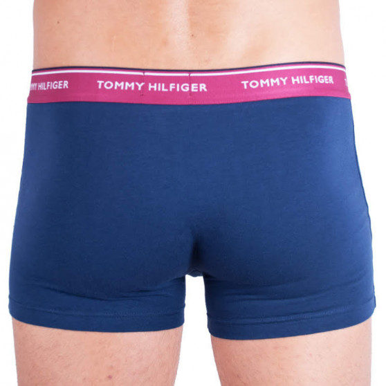 3PACK Vyriški boksininko šortai Tommy Hilfiger tamsiai mėlyni (1U87903842 638)