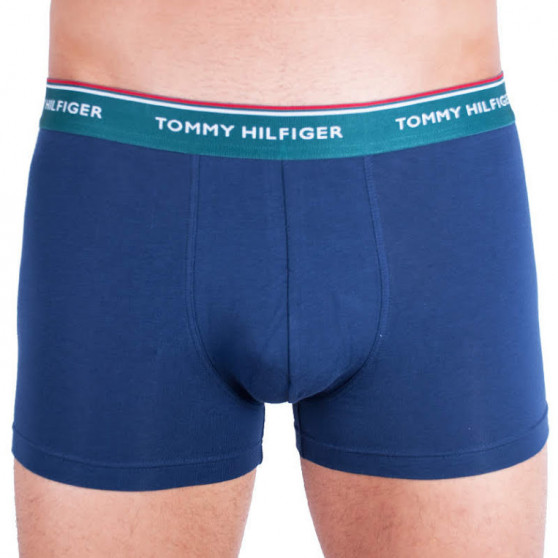 3PACK Vyriški boksininko šortai Tommy Hilfiger tamsiai mėlyni (1U87903842 638)