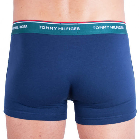 3PACK Vyriški boksininko šortai Tommy Hilfiger tamsiai mėlyni (1U87903842 638)