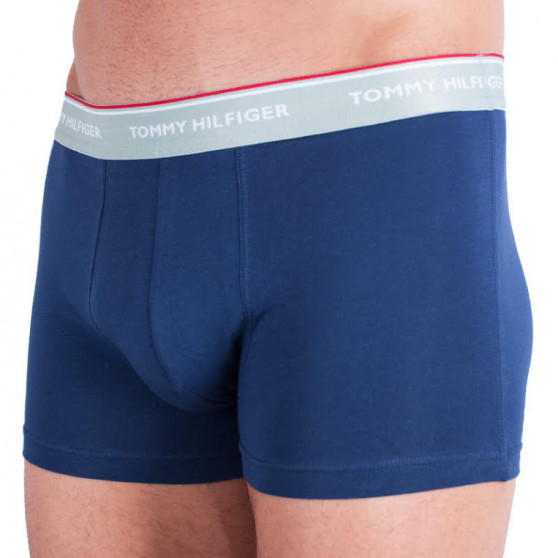 3PACK Vyriški boksininko šortai Tommy Hilfiger tamsiai mėlyni (1U87903842 638)