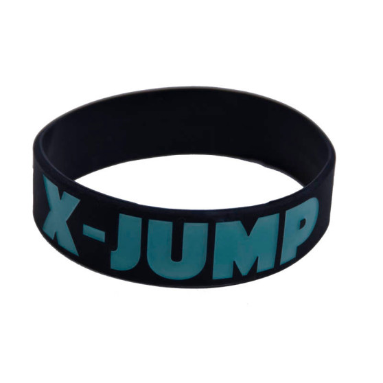 Guminė apyrankė X-jump juoda