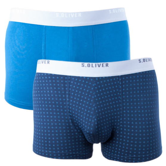 2PACK vyriški boksininkų šortai S.Oliver blue (26.899.97.4240 17E2)