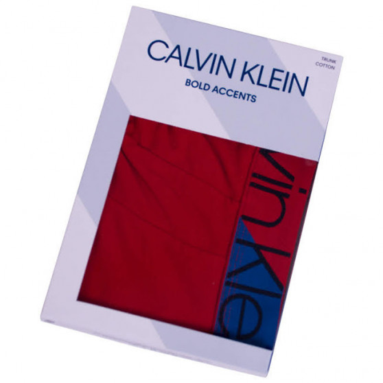 Vyriški boksininko šortai Calvin Klein raudoni (NB1680A-RYM)