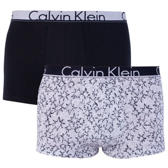 2PACK Vyriški boksininko šortai Calvin Klein daugiaspalviai (NB1414A-FJD)