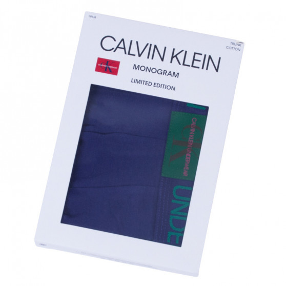 Vyriški boksininko šortai Calvin Klein mėlyni (NB1678A-XS6)