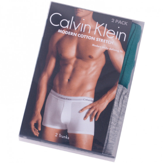 2PACK Vyriški boksininko šortai Calvin Klein daugiaspalviai (NB1086A-PNZ)