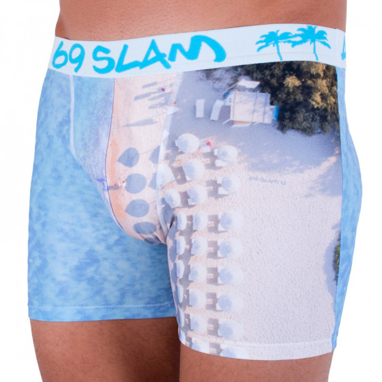 Vyriški boksininko šortai 69SLAM fit blue beach limited edition