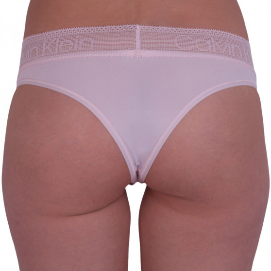 Moteriškos kelnaitės Calvin Klein rožinės spalvos (QD3698E-2NT)