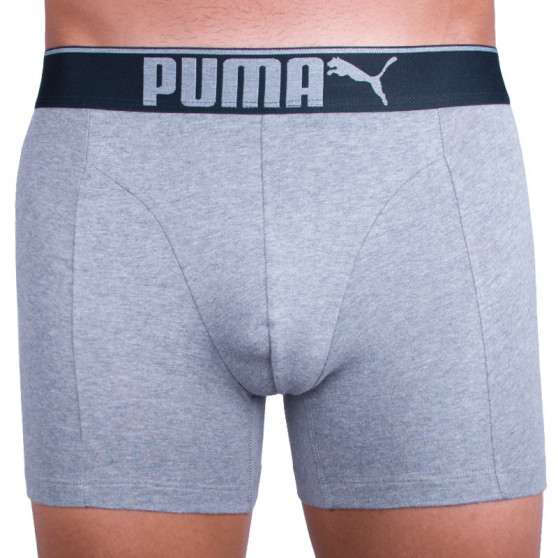 3PACK Vyriški boksininkų šortai Puma pilka (681030001 032)