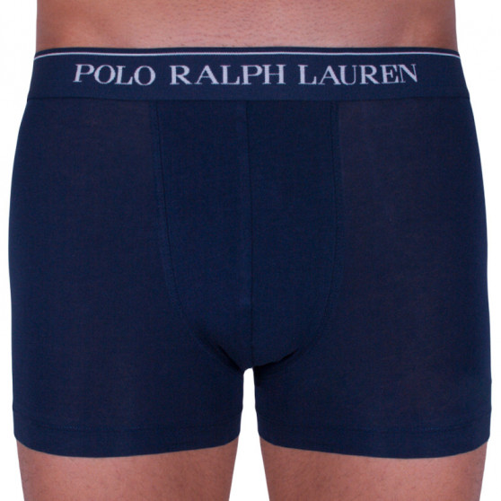 3PACK Vyriški boksininko šortai Ralph Lauren tamsiai mėlyni (714513424006)