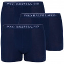 3PACK Vyriški boksininko šortai Ralph Lauren tamsiai mėlyni (714513424006)