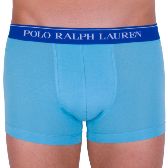 3PACK Vyriški boksininko šortai Ralph Lauren mėlyni (714662050011)