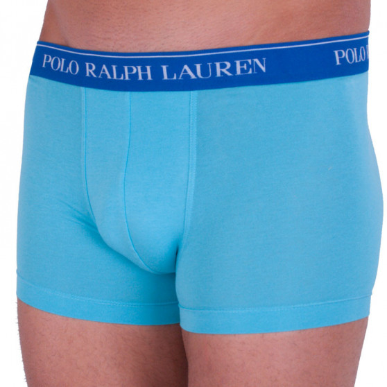 3PACK Vyriški boksininko šortai Ralph Lauren mėlyni (714662050011)