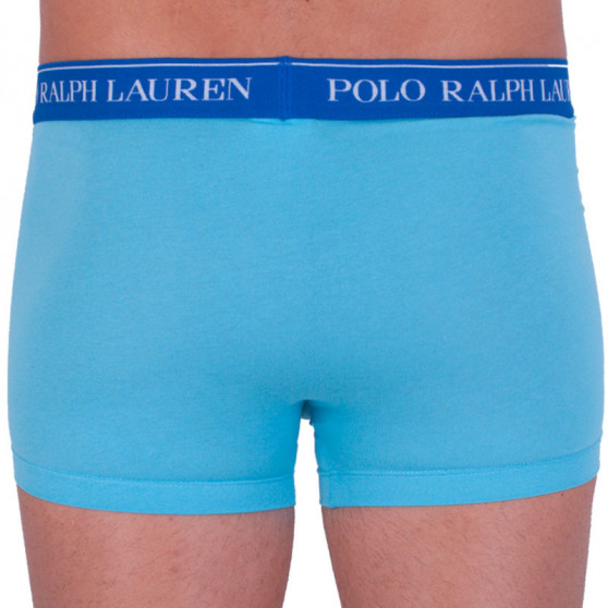 3PACK Vyriški boksininko šortai Ralph Lauren mėlyni (714662050011)