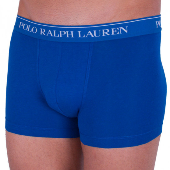 3PACK Vyriški boksininko šortai Ralph Lauren mėlyni (714662050011)