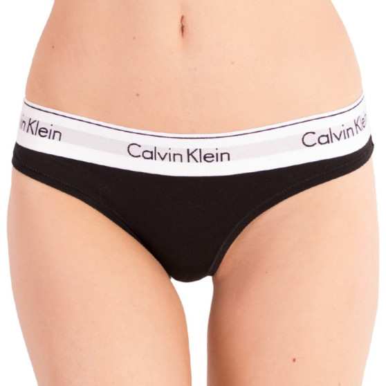 Moteriški stringai Calvin Klein black (QF5117E-001)