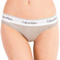 Moteriški stringai Calvin Klein oversized pilki (QF5117E-020)