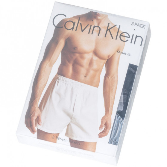 3PACK Vyriški šortai Calvin Klein classic fit multicolour (U1732A-TMM)