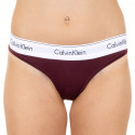 Moteriški stringai Calvin Klein bordo spalvos (F3786E-MDO)