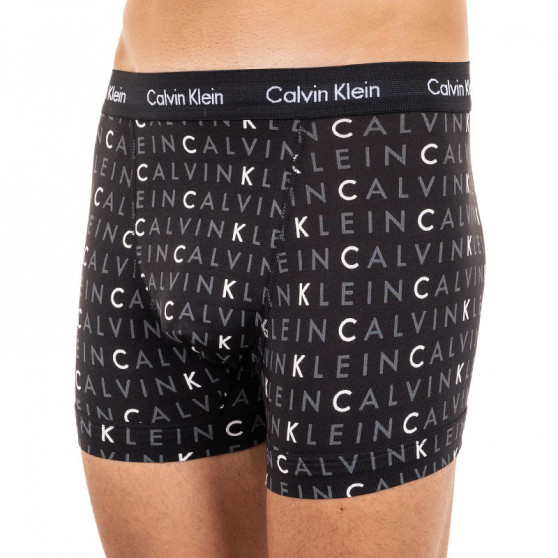 3PACK Vyriški boksininko šortai Calvin Klein daugiaspalviai (U2662G-YKS)