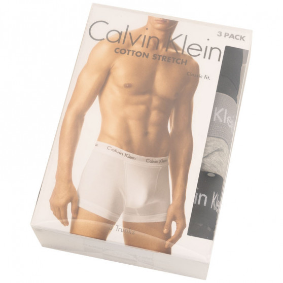 3PACK Vyriški boksininko šortai Calvin Klein daugiaspalviai (U2662G-YKS)