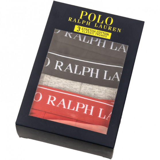 3PACK Vyriški boksininko šortai Ralph Lauren daugiaspalviai (714662050022a)